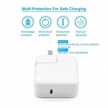 Load image into Gallery viewer, 61W USB-C Power Adapter Charger for Apple MacBook Pro 13" Air 2016 - 2021