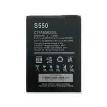 Load image into Gallery viewer, New Li-ion Battery For BLU Studio G2 HD S550Q 2000mAh 3.8V 7.6Wh C765539200L