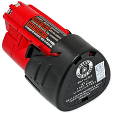 Load image into Gallery viewer, 5 Pack for Milwaukee 48-11-2401 12V 1.5Ah Li-Ion Compact Replacement Battery M12