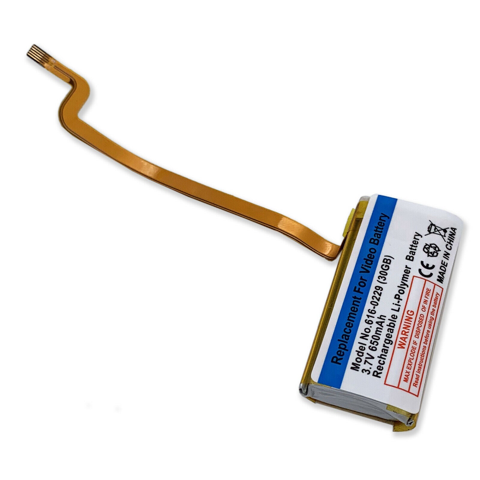 650mAh Replacement Battery for 616-0229 iPod 5th Generation Video 30GB – American Battery Store