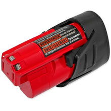 Load image into Gallery viewer, 5 Pack for Milwaukee 48-11-2401 12V 1.5Ah Li-Ion Compact Replacement Battery M12