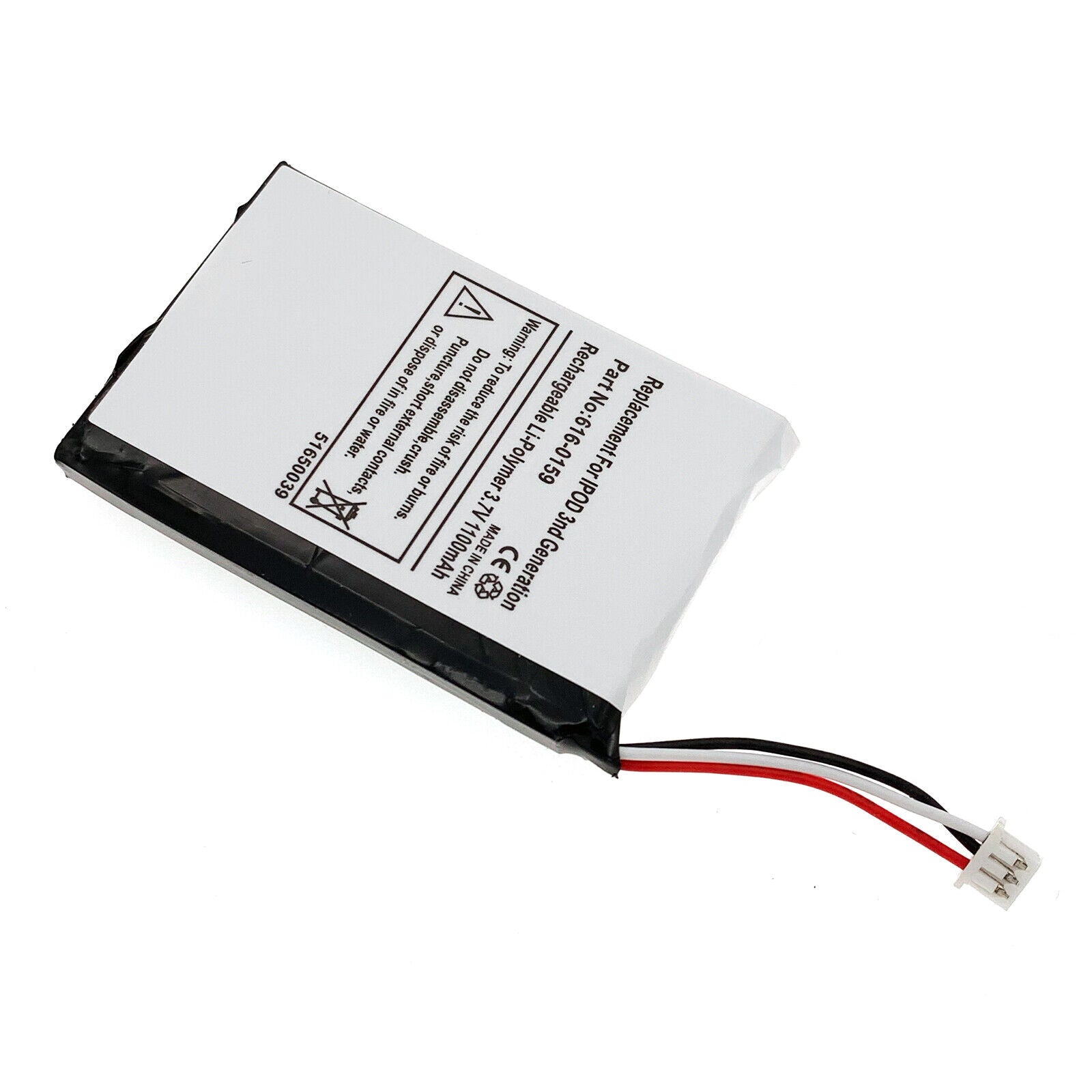 2Pcs Battery For iPod 3 Gene 616-0159 M9244 M9245 M9460 A1040 E225846 –  American Battery Store