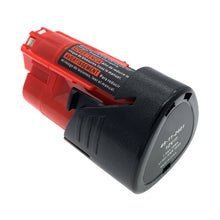 Load image into Gallery viewer, 12V 1.5Ah Replacement Li-Ion Battery for Milwaukee 48-11-2401 48-11-2411 M12
