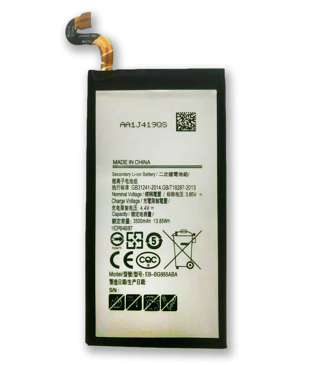 Replacement Battery for Samsung Galaxy S8 plus EB-BG955ABA 3500mAh