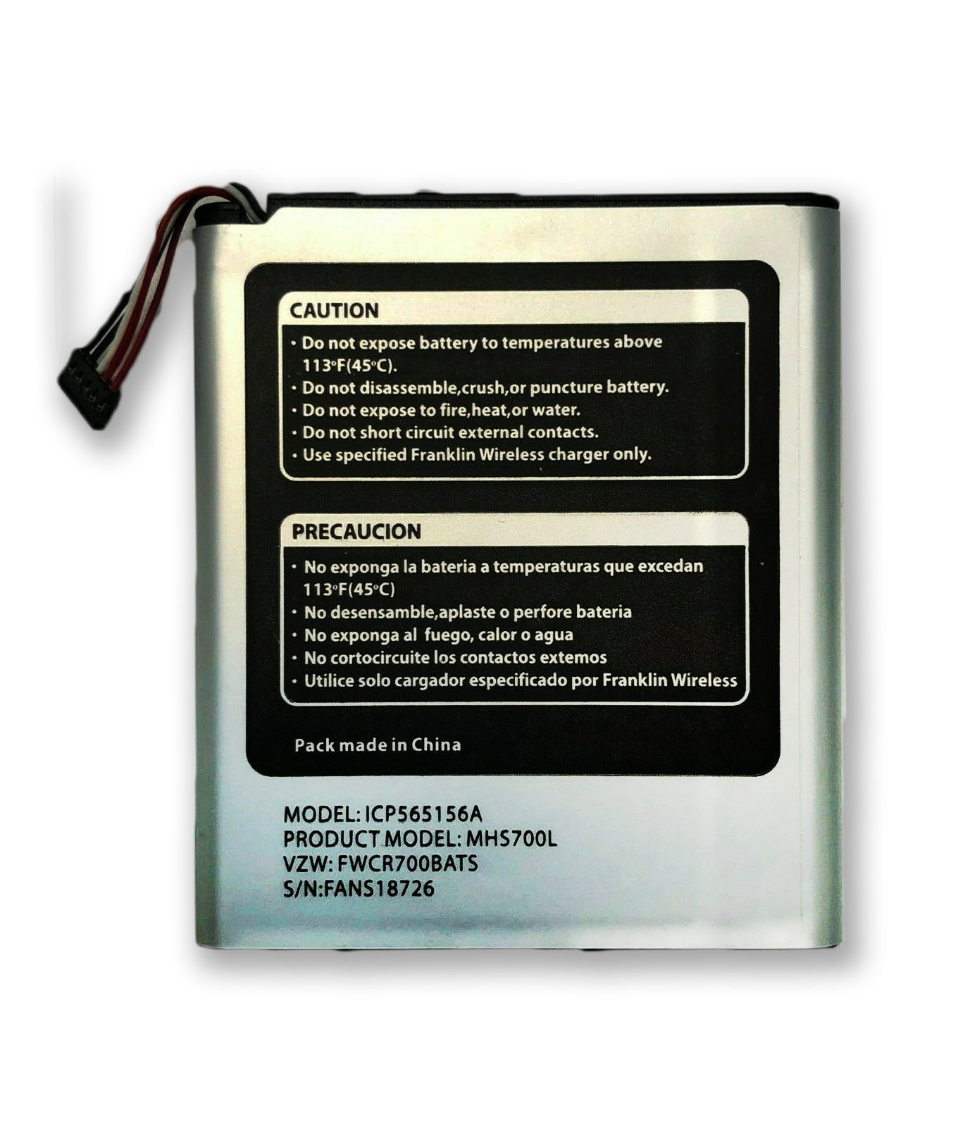 Replacement Battery For Verizon Ellipsis Jetpack MHS800L 4G LTE Mobile ...