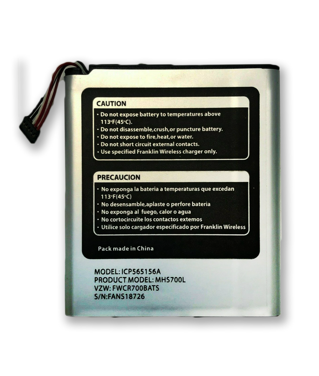 Replacement Battery For Verizon Ellipsis Jetpack MHS800L 4G LTE Mobile Hotspot