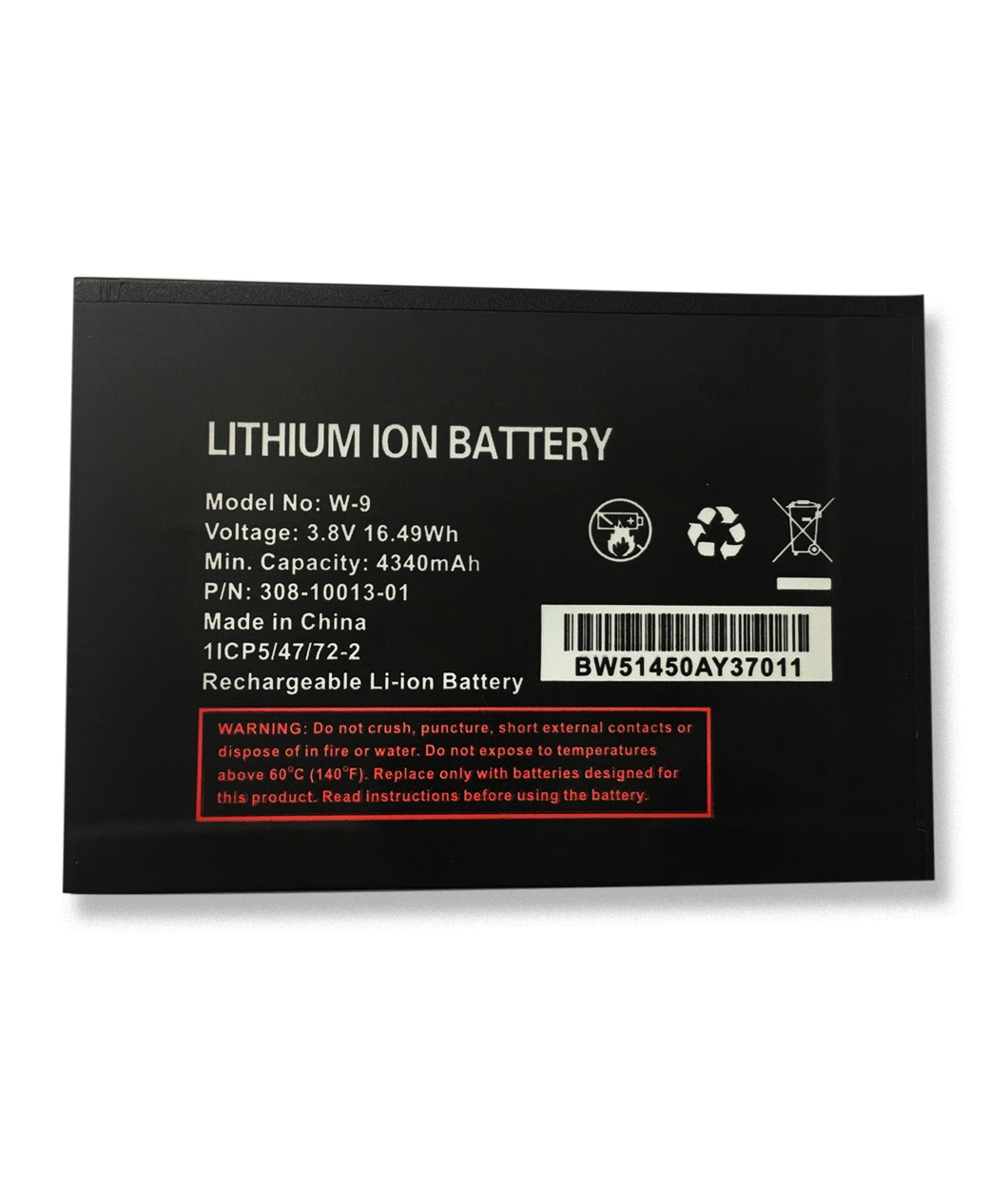 Replacement Battery for Netgear UNITE EXPLORE AC815s Hotspot 4G W9 W-9 4340mA