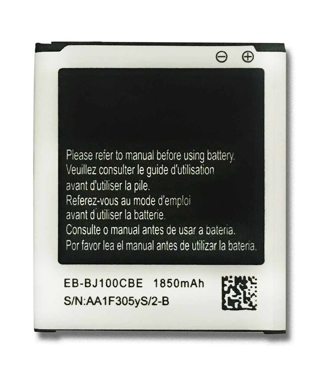 Replacement Battery for Samsung Galaxy J1 J100 Verizon EB-J100CBE 1850mAh