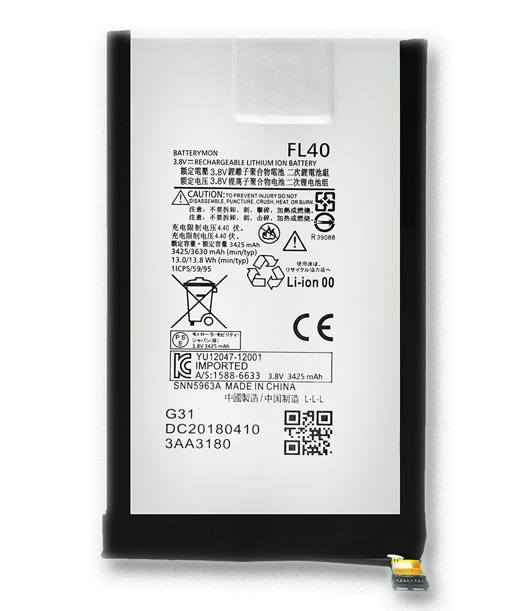 Replacement  Battery for Verizon Motorola DROID MAXX 2 XT1565 X PLAY X3A SNN5958A