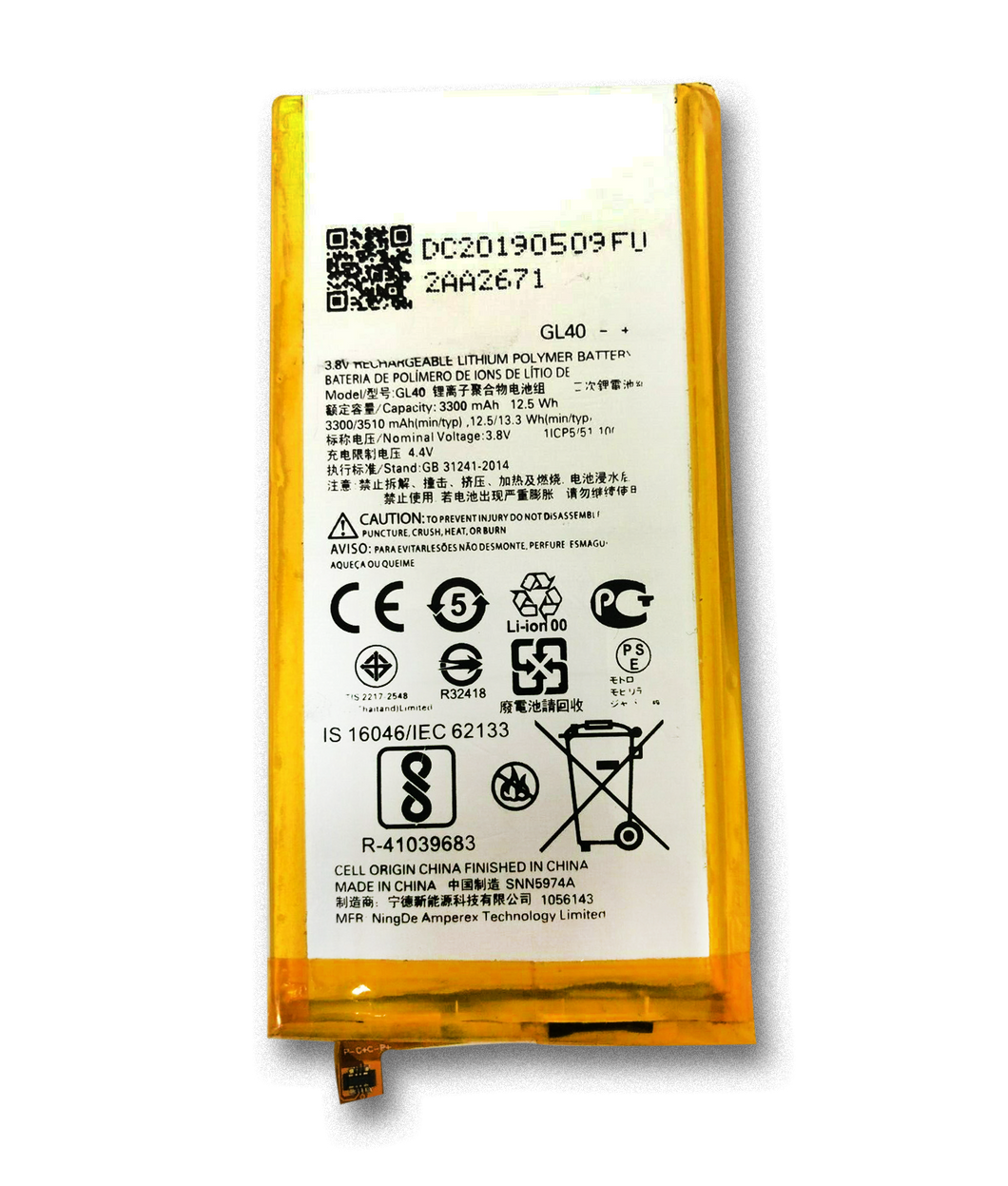 Replacement Battery for Motorola Z Play Droid XT1635 XT1635-01 XT1635-02 XT1635-03