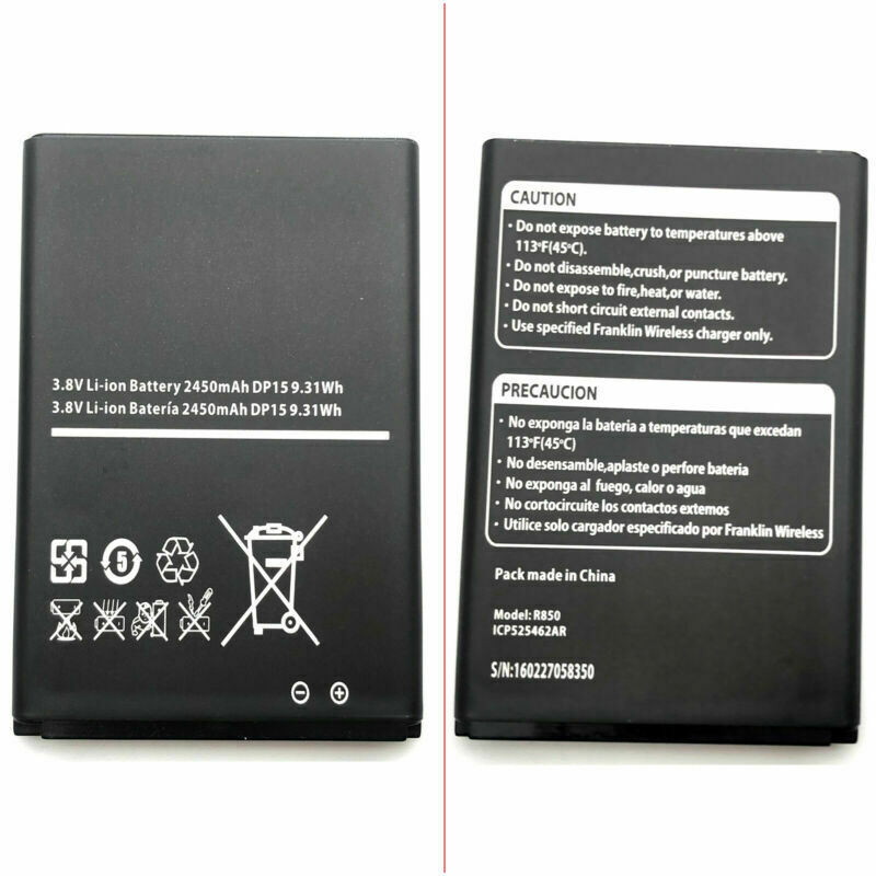 New Battery for Franklin Wireless Mobile Hotspot T9 by T-Mobile 2450mAh