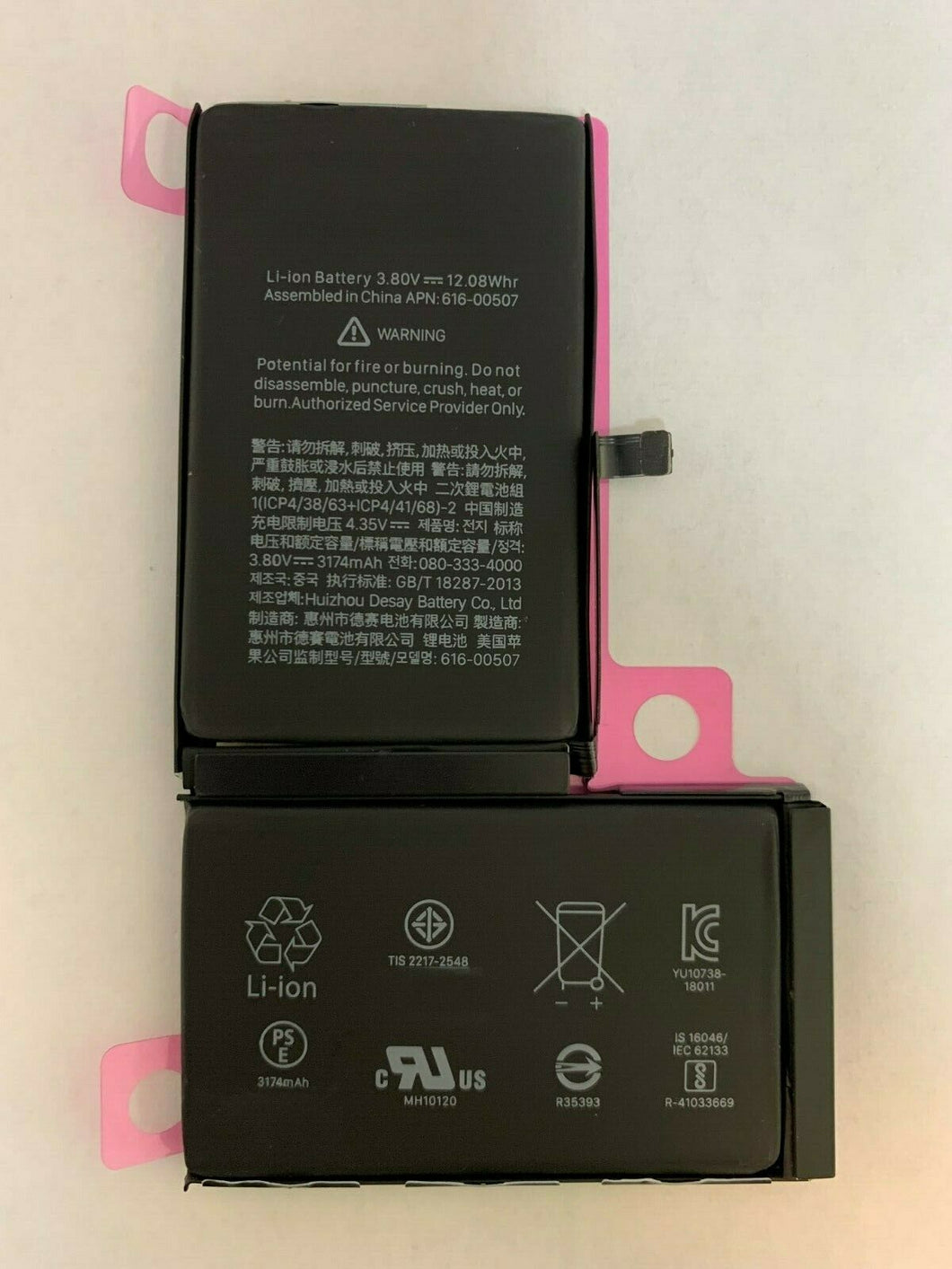 Replacement Battery for Apple iPhone XS MAX 616-00507 3174mAh