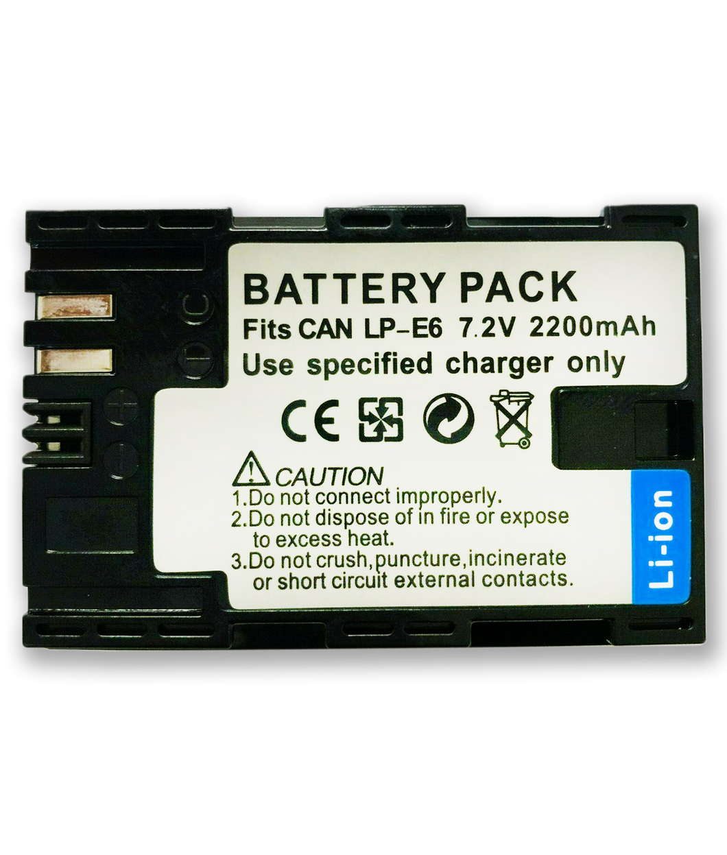 Replacement Battery for CANON SLR 60D,70D 80D MKII LP-E6 LP-E6N 2200mAh