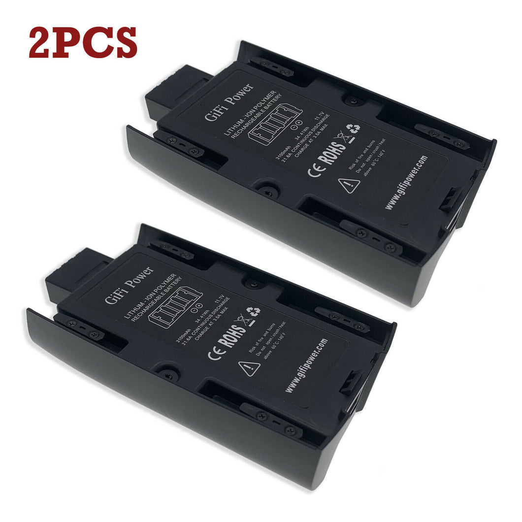 2Pcs New For Parrot Bebop 2 RC Drone Spare Battery 3S 11.1V Lipo Upgrade Battery