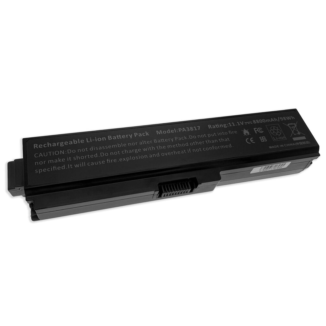 12Cell Battery for Toshiba Satellite P740 P745 P750 P755D P770 P775 PA3636U-1BRL