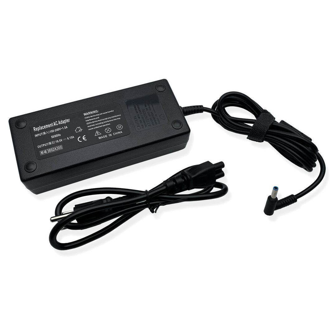 120W AC Power Adapter Charger For HP OMEN 15-AX033DX 17-W033DX Gaming Laptop