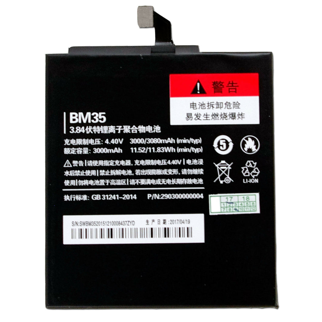Battery For Xiaomi Redmi Hongmi Note 3 4 Max BM35